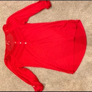 red laces shirt